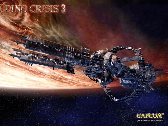 Dino Crisis 3 title screen for Xbox